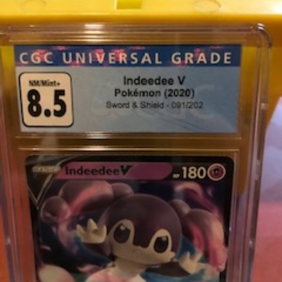 Indeedee V Pokemon (2020) graded - Picture 3 of 4